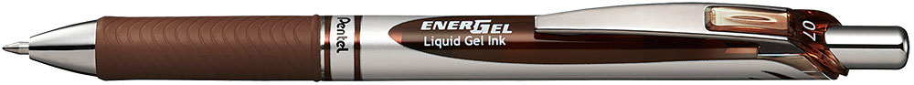 234867-EC Gel pen 0,7 PENTEL EnerGel BL-77-E smeđi P12/576