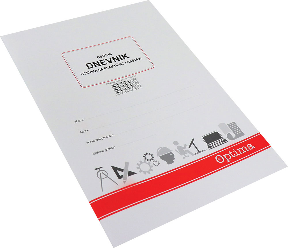 234956-EC Osobni dnevnik učenika na praktičnoj nastavi XI-4-72/A OPTIMA
