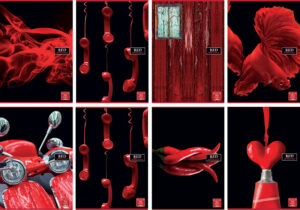 235051-EC Bilježnica A4/K Pigna Red Shiver P10/60 NETTO