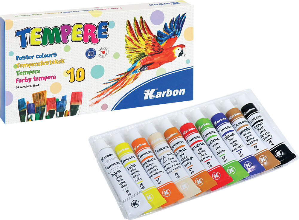 235233-EC Tempera 10/1 18ml KARBON alu tuba kartonska kutija P28