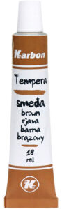 235247-EC Tempera 10/1 18ml KARBON SMEĐA alu tuba kartonska kutija P10/280