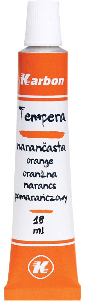 235249-EC Tempera 10/1 18ml KARBON NARANČASTA alu tuba kartonska kutija P10/280
