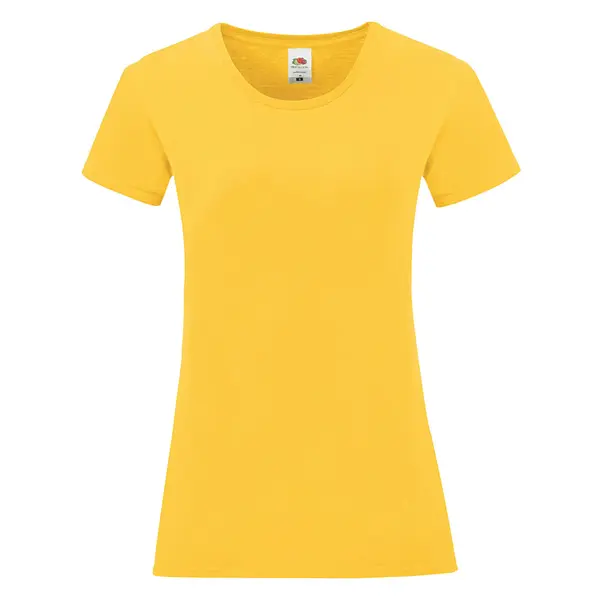 235365-EC Majica FOL T-shirt KR Ladies ICONIC 150g žuta 2XL P72