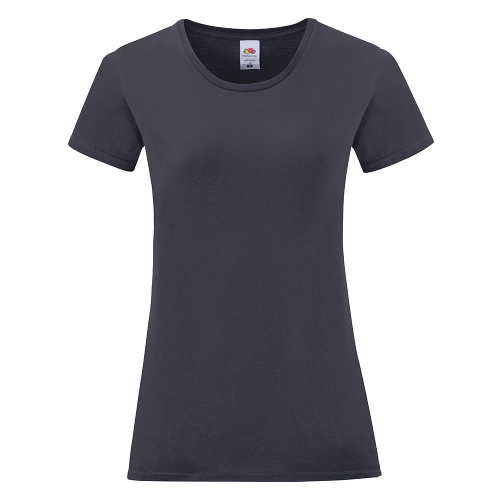 235404-EC Majica FOL T-shirt KR Ladies ICONIC 150g t.plava XL P72