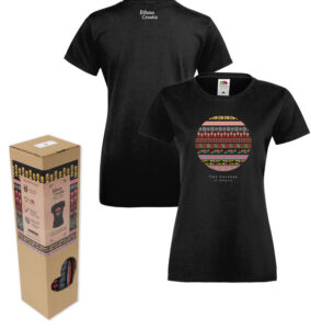 235509-EC Majica ženska Ethno Croatia KR 165 g crna L - ekopak P15 NETTO