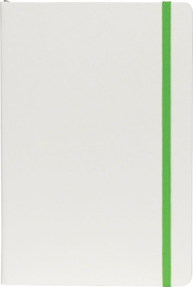 235762-EC Notes FLUX WHITE A5 14x21 kiwi zeleni 991.029.51 P1/120