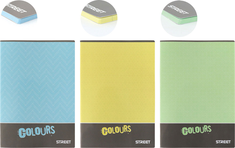 236256-EC Bilježnica A4/K Street COLOURS 52l 65841 P10/60