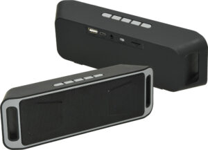 236331-EC Zvučnik bluetooth Horizon + radio FM crni 20x4,2x6,4