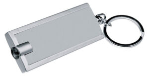 236501-EC Privjesak RECT ABS s led svjetlom srebrni P50/1000