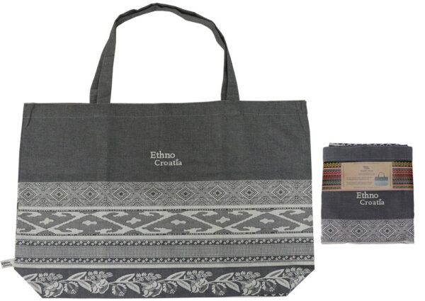 236991-EC Torba pamučna Ethno Croatia XXL 60x40 cm