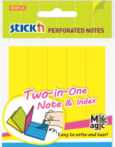 237333-EC Blok samolj. STICK'N 76x76 neon sort 4 boje perforirani 80L 21839 P12/216