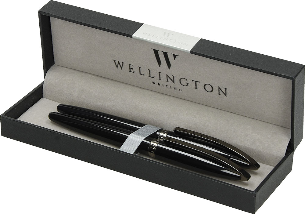 237525-EC Set pisaći Wellington LEXUS crni kem. olovka i nalivpero u poklon kutiji 1/100
