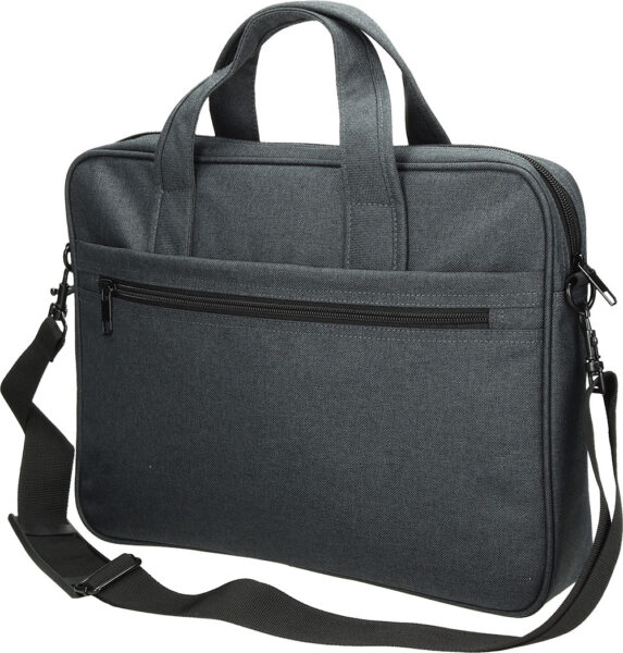 237588-EC Torba poslovna za laptop 17,3" Senator t.sivo/crna 47x33x11 cm