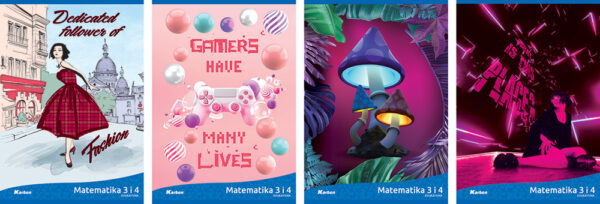 237954-EC Bilježnica Matematika 3 i 4 KARBON MIX CURE  P10/60