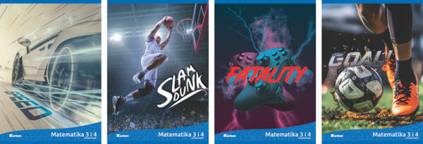 237962-EC Bilježnica Matematika 3 i 4 KARBON MIX DEČKI  P10/60