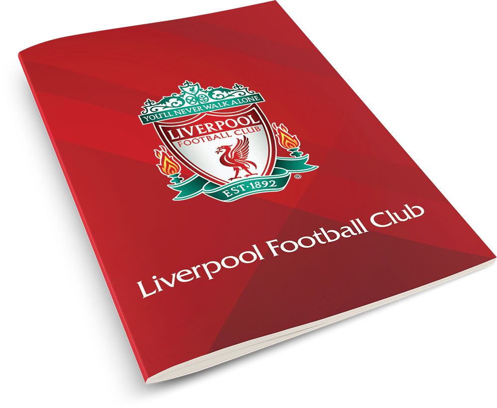 238034-EC Bilježnica A6/D Liverpool, 40L, 80gr 63410  P10/100