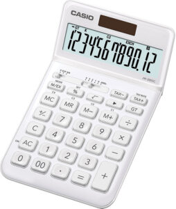 238053-EC Kalkulator CASIO JW-200SC-WE bijeli (porez-konverzija) KARTON PAK. P10
