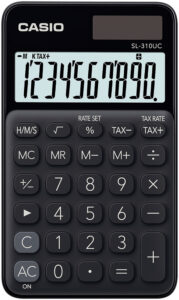 238058-EC Kalkulator CASIO SL-310 UC-BK crni KARTON PAK. bls P10/100