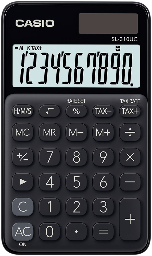 238058-EC Kalkulator CASIO SL-310 UC-BK crni KARTON PAK. bls P10/100