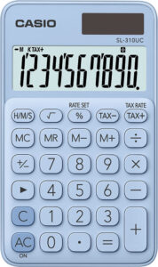 238060-EC Kalkulator CASIO SL-310 UC-LB sv.plavi KARTON PAK. bls P10/100