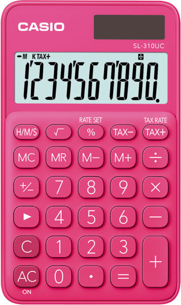 238063-EC Kalkulator CASIO SL-310 UC-RD crveni KARTON PAK. bls P10/100