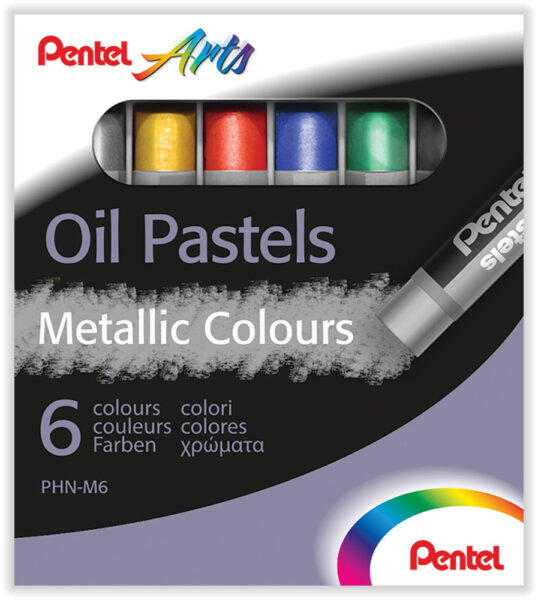 238095-EC Pastele uljne PENTEL PHN-M6 metalic 6/1 P12/144