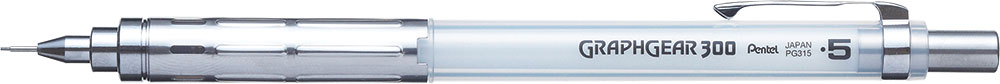 238096-EC Ol.teh. 0,5 PENTEL Graphgear 300 PG315-TW bijela P12/576