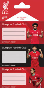 238100-EC Naljepnice za bilježnice LIVERPOOL 9 kom. 63411 bls P100/1000
