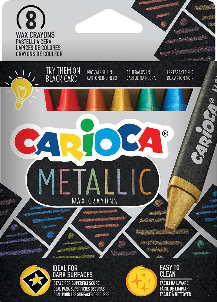 238117-EC Boje voštane 8/1 Carioca Metallic 43163 P12/72