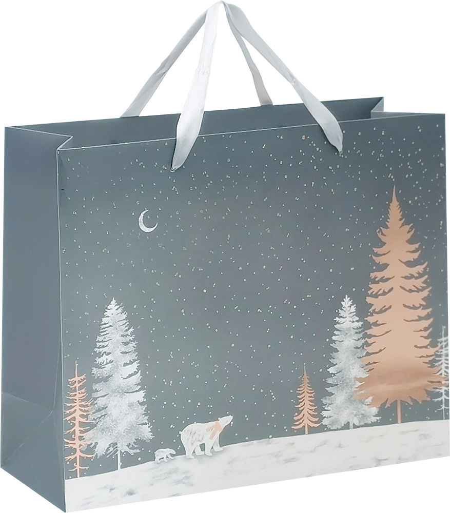 238627-EC Vrećica L natron horiz božićna ekskluziv 32x26x12 cm 77534 P12/120