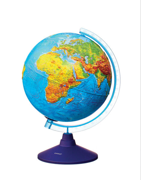 238756-EC Globus 25cm Alaysky's reljefni LED svijetlo, HRV noćna mapa svijetla, IQ App P4