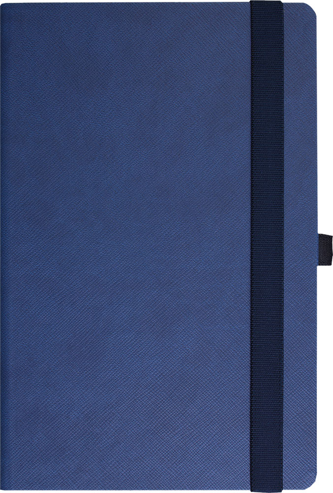 238763-EC Dnevnik BORMIO B5 2025 plavi 17x24cm P20