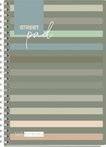 239024-EC Blok kolegij A5/K STREET PAD LINES 100L 67144 P30