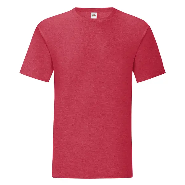 239096-EC Majica FOL T-shirt KR ICONIC Ringspun 150g HD crvena XS P72