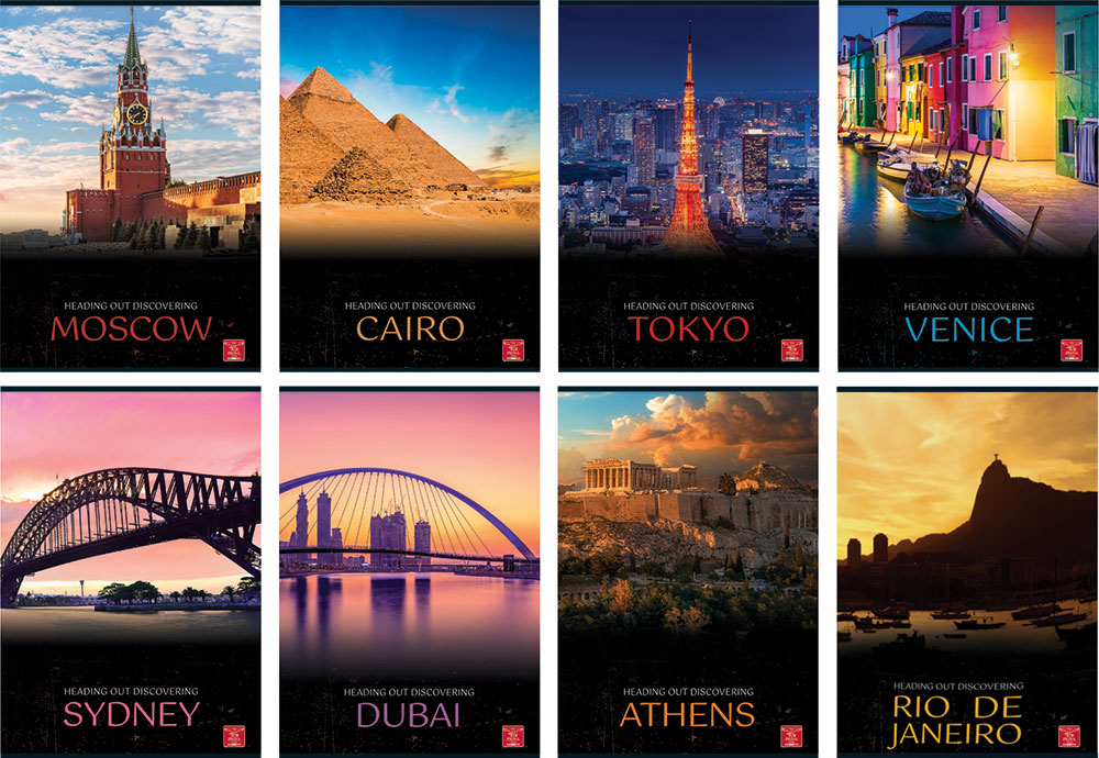 239600-EC Bilježnica A4/K Pigna Dream Cities P10/60 NETTO