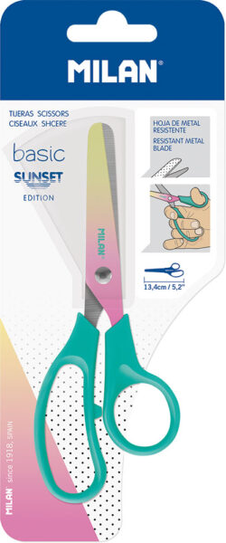 239614-EC Škare MILAN školske Basic Sunset 13,3 cm, bls P12/240