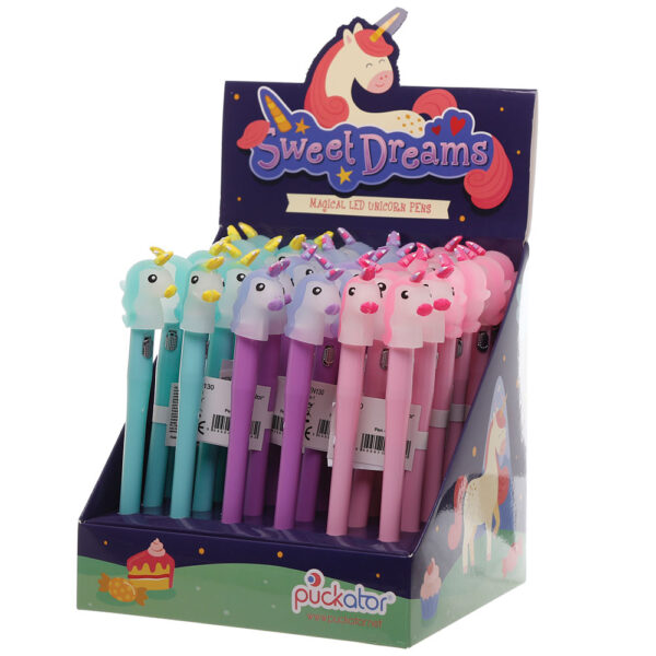 239635-EC Flomaster fineliner crni LED Unicorn P36 NETTO