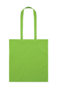 239832-EC Torba shopping pamučna 140g Cottonel limeta zelena duga ručka, 38x42cm