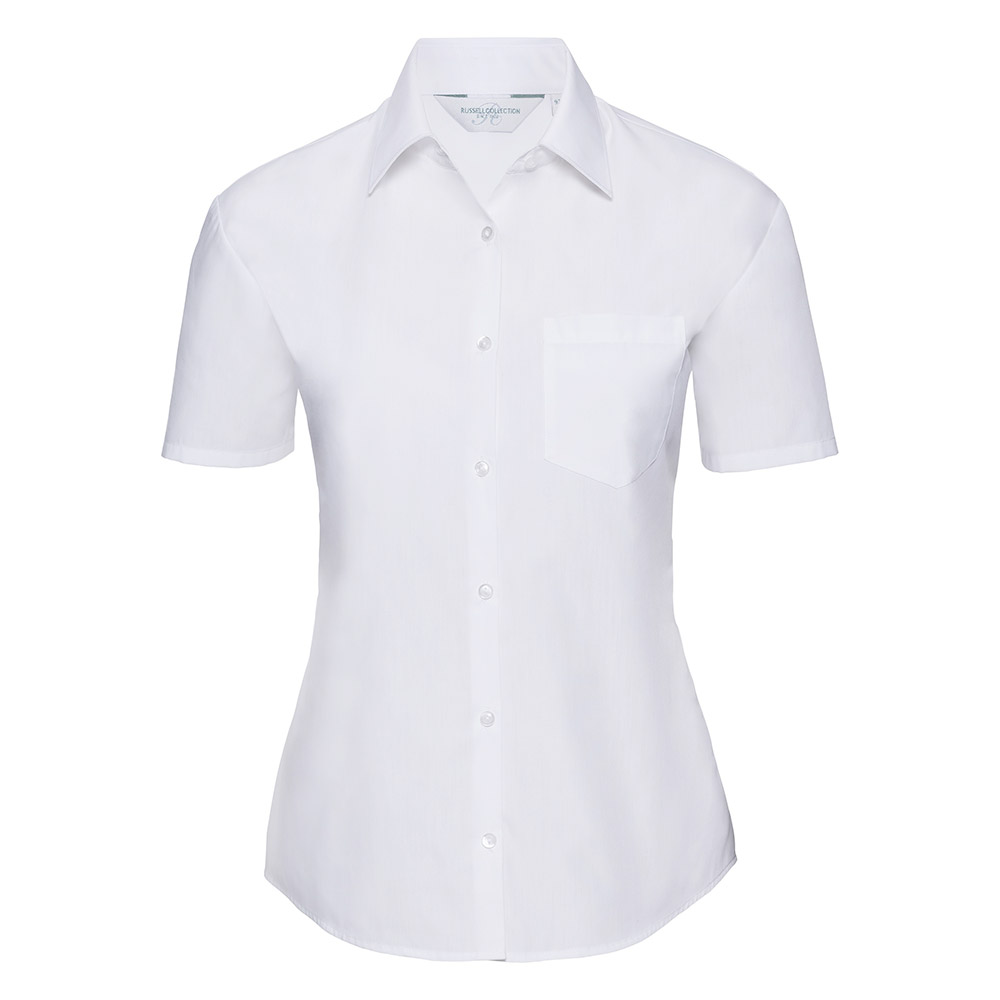 239997-EC Košulja Russel 935F Poplin ženska KR bijela L