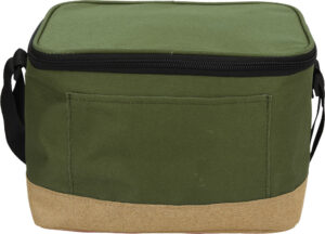 240401-EC Torba-hladnjak MIKA 6L zeleno bež 16,4x16x23,5 cm
