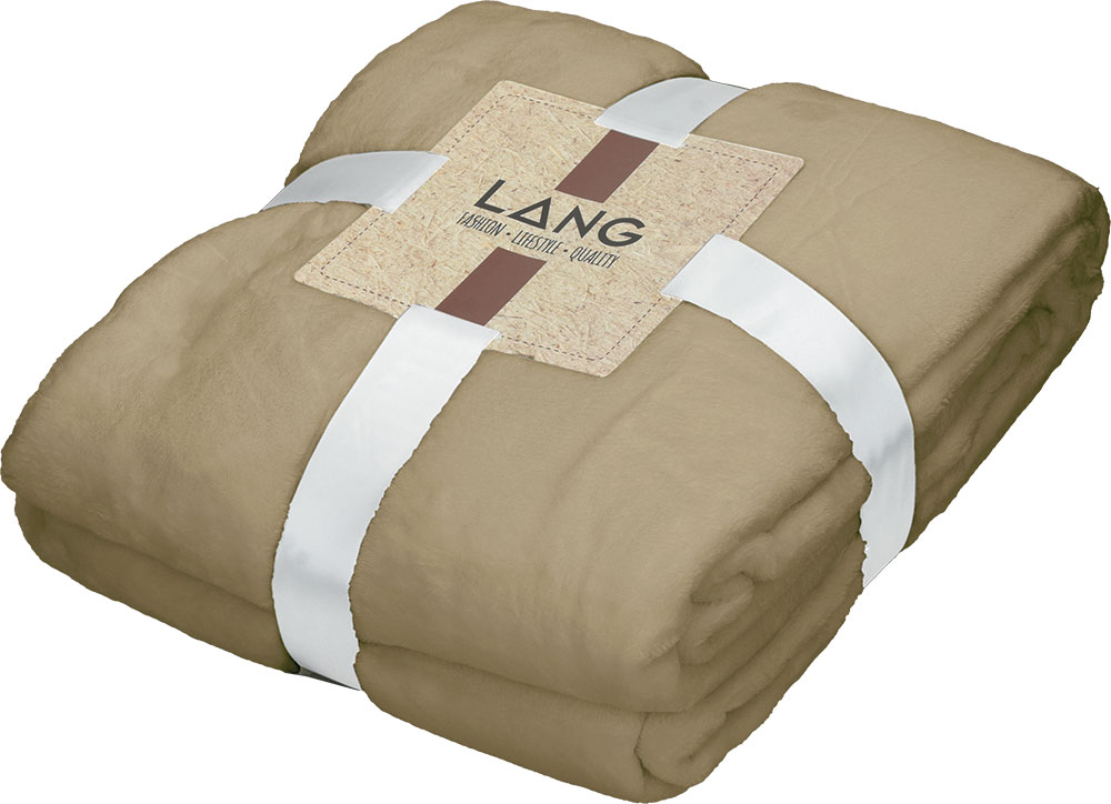 240467-EC Deka od flisa DELUX soft 130x180cm bež