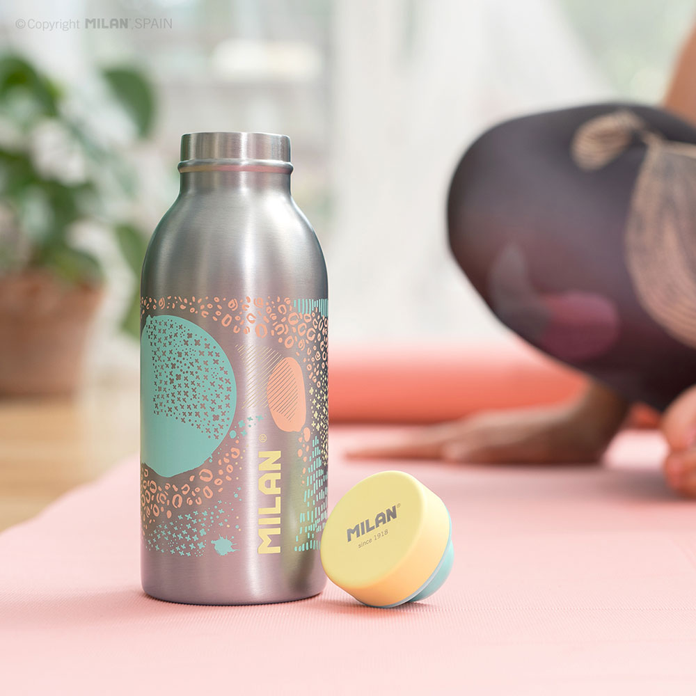 240952-EC Boca za vodu MILAN Silver 354ml, isotermalna, nehrđajući čelik P12