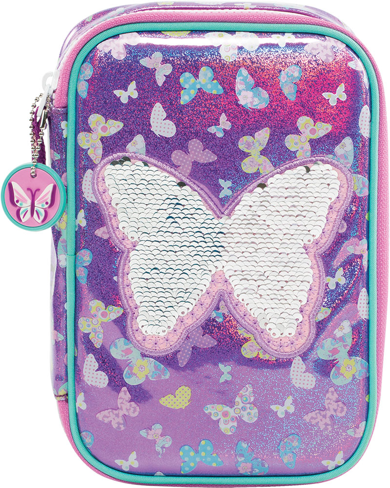 241176-EC Pernica jednostruka multi TIGER FAMILY SparklingButterfly prazna P24 NETTO