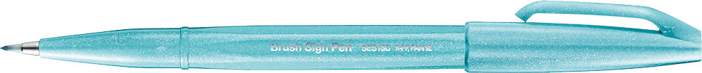 241273-EC Kist PENTEL Sign Pen SES15C-S2 azurno plavi P10