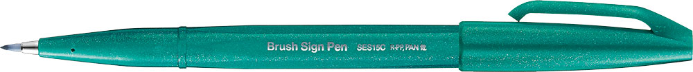 241274-EC Kist PENTEL Sign Pen SES15C-D3 tirkizni P10