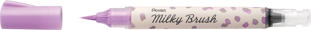 241292-EC Kist PENTEL Milky Brush GFH-PV pastel ljubičasti P5