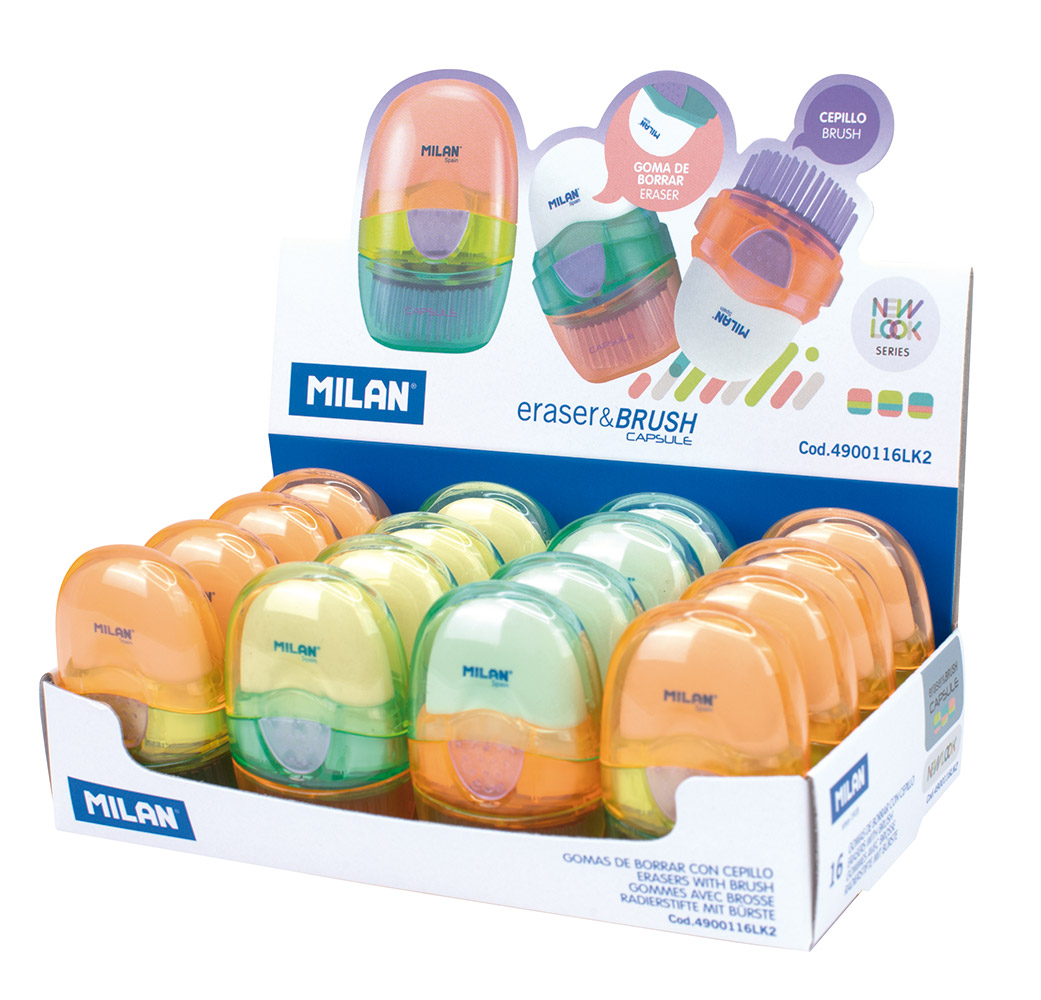 241306-EC Gumica sa četkicom MILAN Capsule New Look displej P16/160