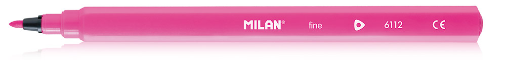 241324-EC Flomasteri 12/1 MILAN tanki vrh trokutasti perivi karton bls P12/72