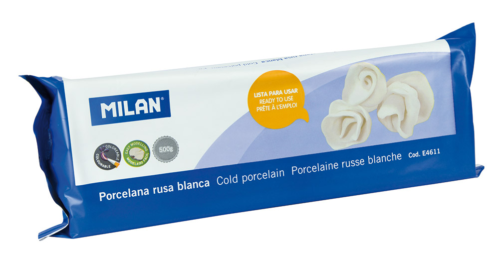 241338-EC Masa za modeliranje hladni porculan bijela 500g P10