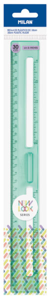 241342-EC Ravnalo 30cm MILAN New Look zeleno blister P24/288